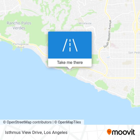 Isthmus View Drive map