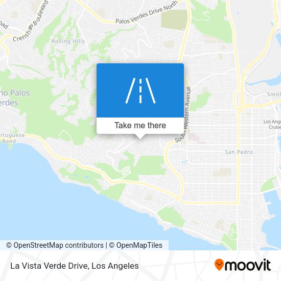 La Vista Verde Drive map