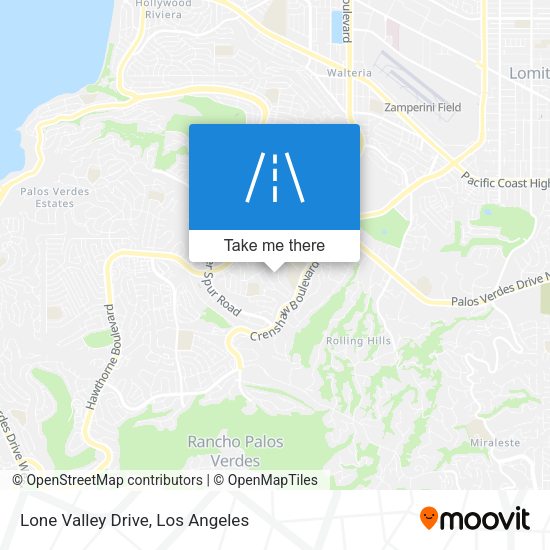 Mapa de Lone Valley Drive