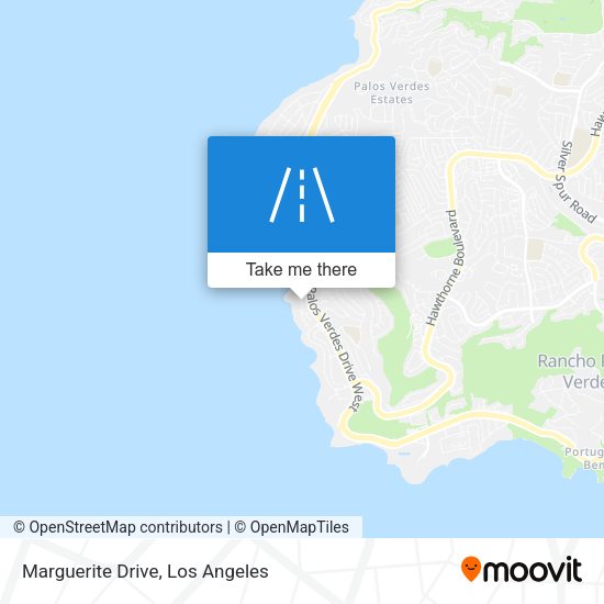 Mapa de Marguerite Drive