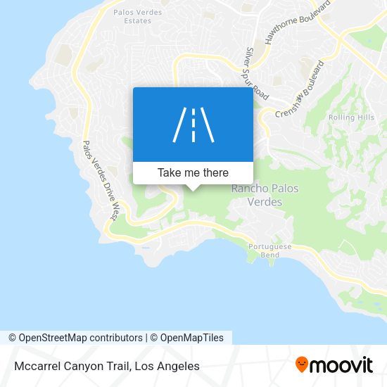 Mapa de Mccarrel Canyon Trail