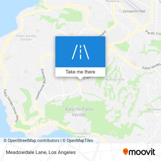 Meadowdale Lane map