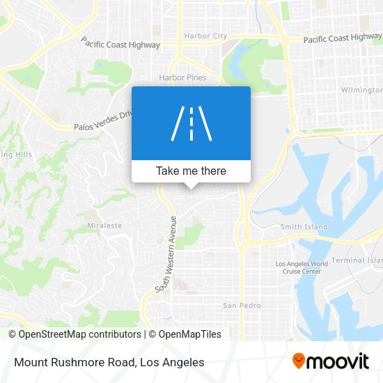 Mount Rushmore Road map