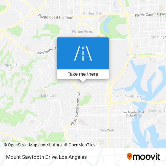 Mount Sawtooth Drive map