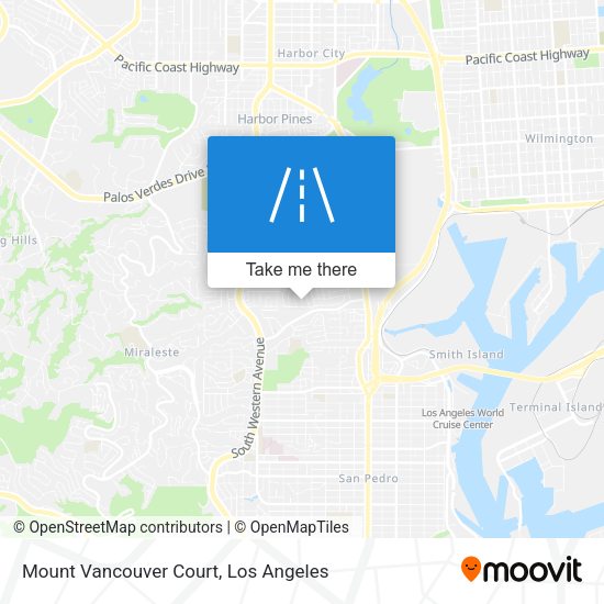 Mount Vancouver Court map