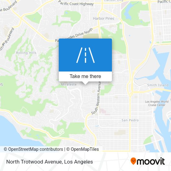 Mapa de North Trotwood Avenue