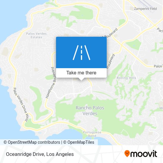 Oceanridge Drive map