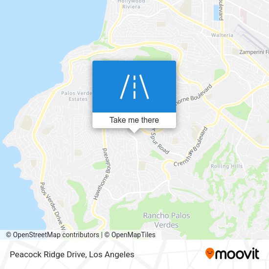 Mapa de Peacock Ridge Drive