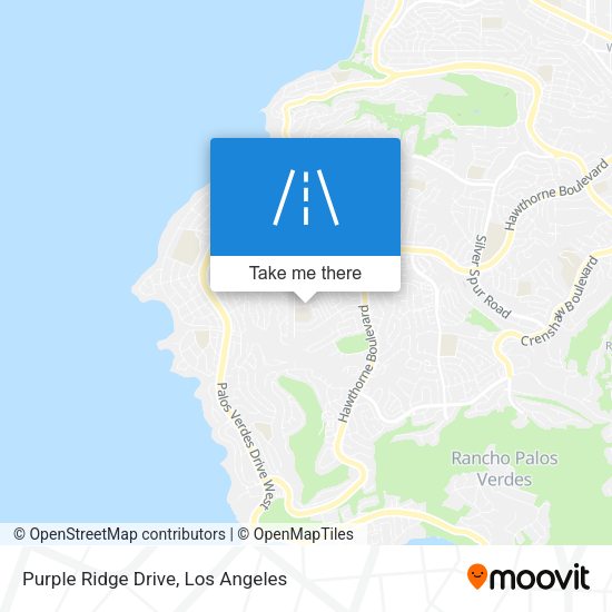 Purple Ridge Drive map