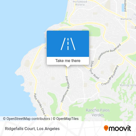 Ridgefalls Court map