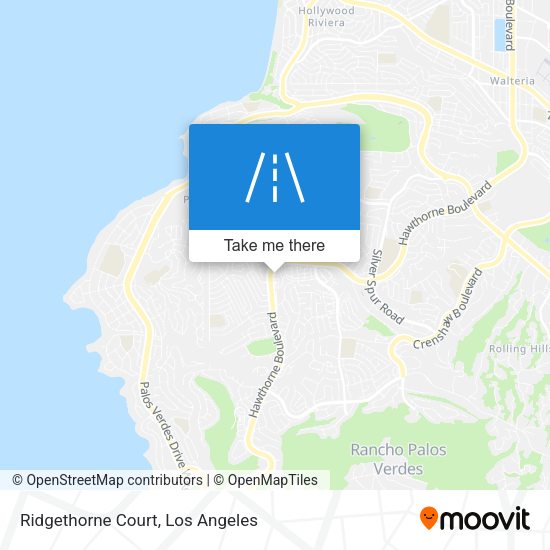 Mapa de Ridgethorne Court