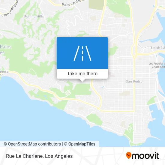 Rue Le Charlene map