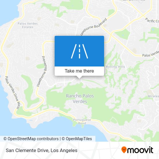 San Clemente Drive map