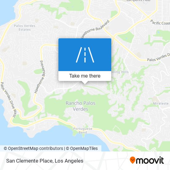 San Clemente Place map