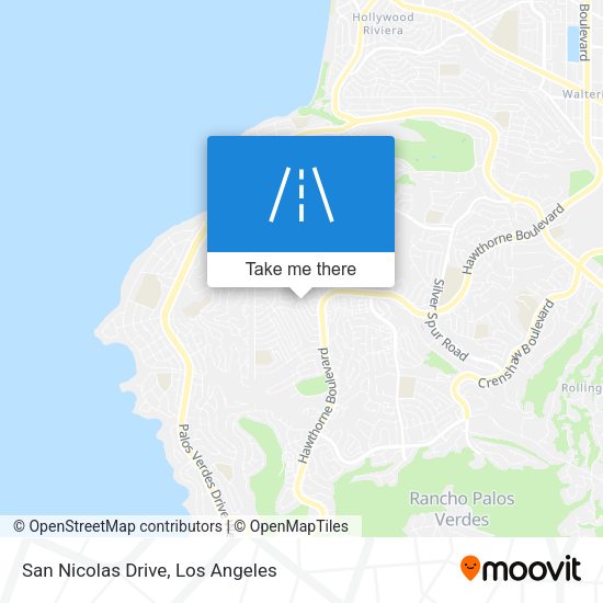 Mapa de San Nicolas Drive