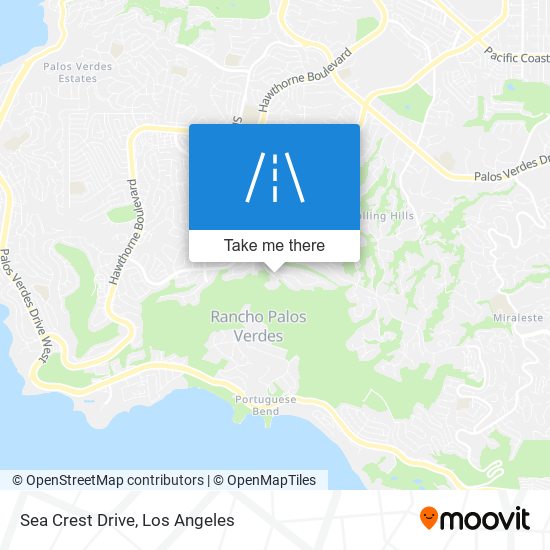 Sea Crest Drive map