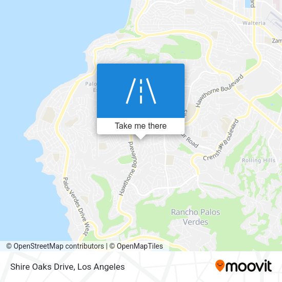Shire Oaks Drive map