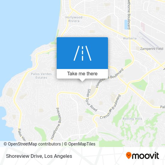 Shoreview Drive map