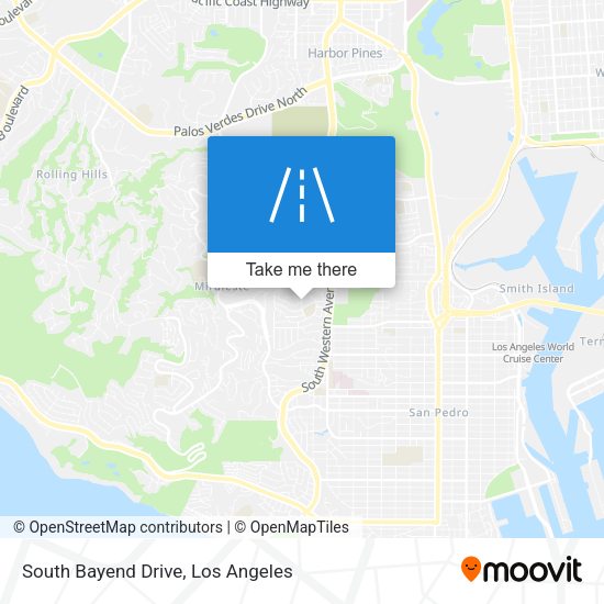 South Bayend Drive map
