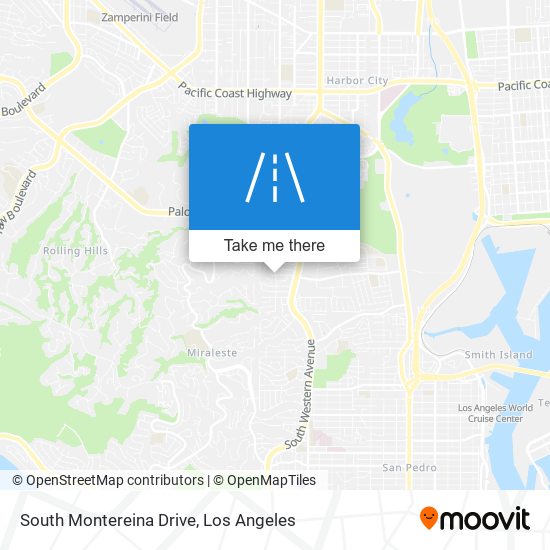 South Montereina Drive map