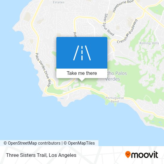 Mapa de Three Sisters Trail