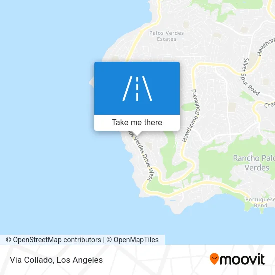 Via Collado map