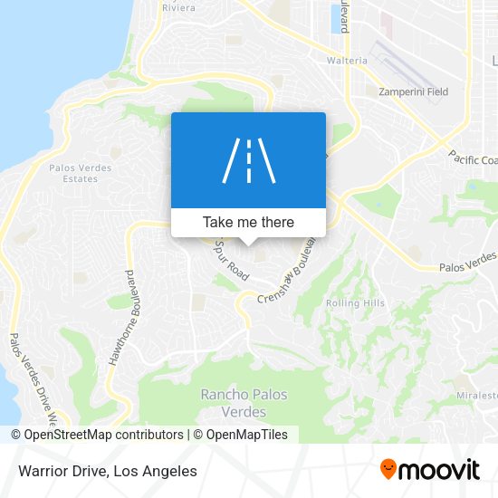 Mapa de Warrior Drive