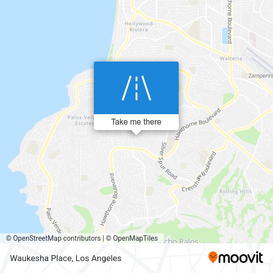 Mapa de Waukesha Place