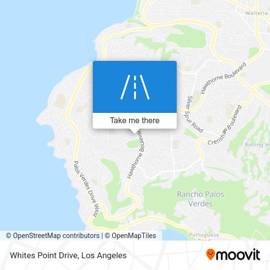 Whites Point Drive map