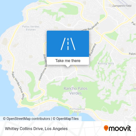 Whitley Collins Drive map