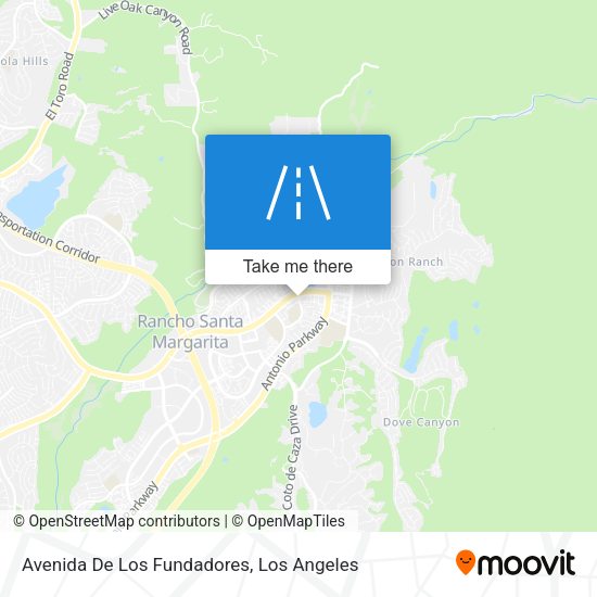 Mapa de Avenida De Los Fundadores