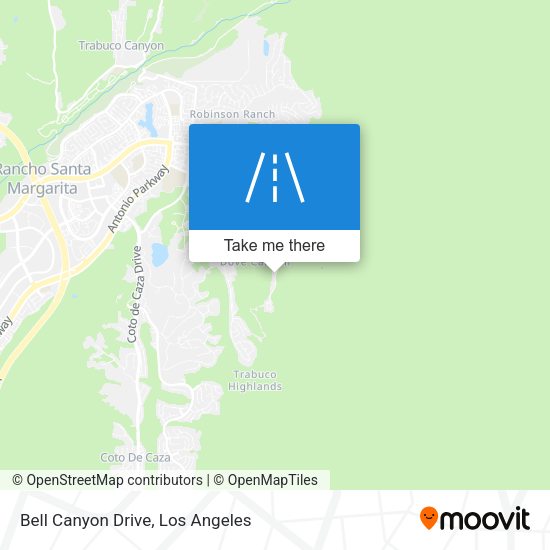 Bell Canyon Drive map