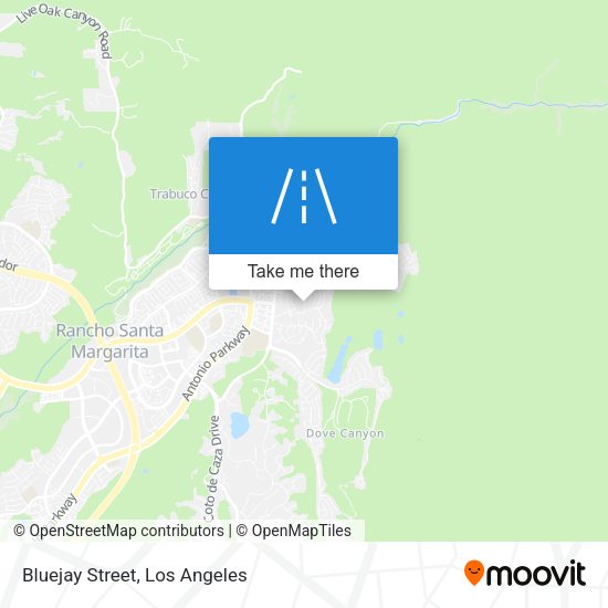 Mapa de Bluejay Street