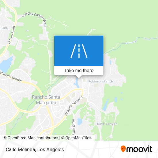 Mapa de Calle Melinda