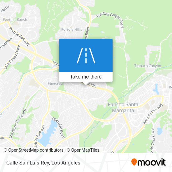 Calle San Luis Rey map