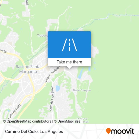 Camino Del Cielo map