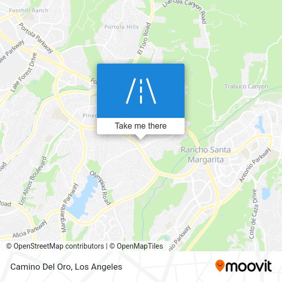 Mapa de Camino Del Oro