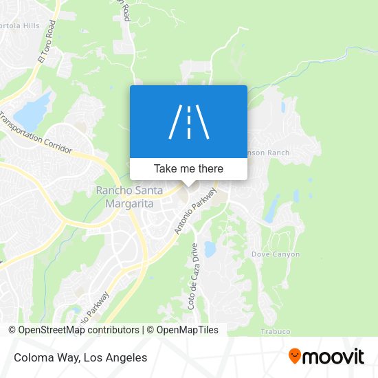 Mapa de Coloma Way