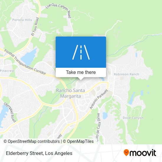 Elderberry Street map