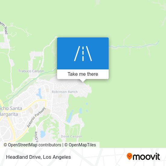 Mapa de Headland Drive