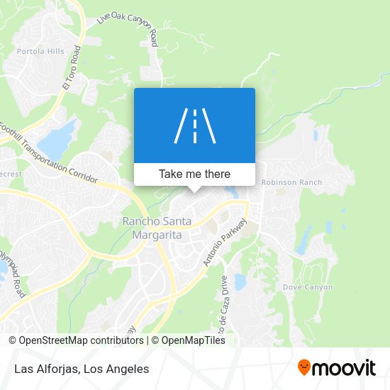 Mapa de Las Alforjas