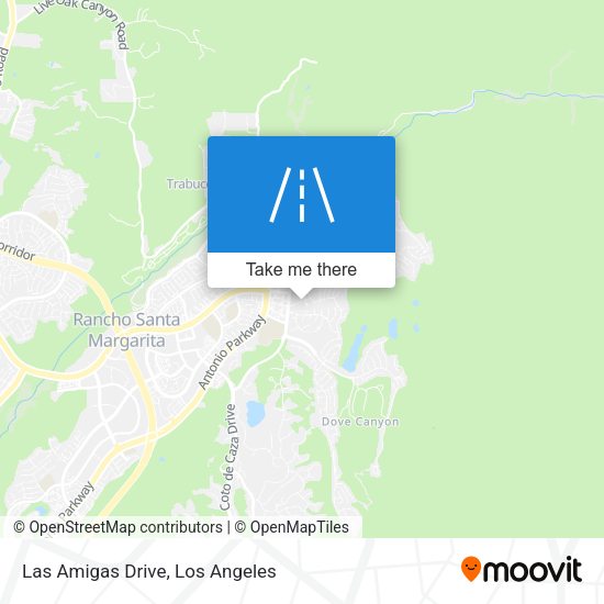 Mapa de Las Amigas Drive