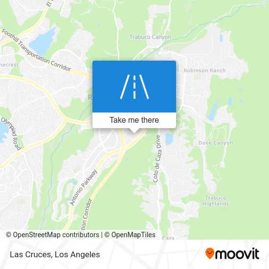 Las Cruces map