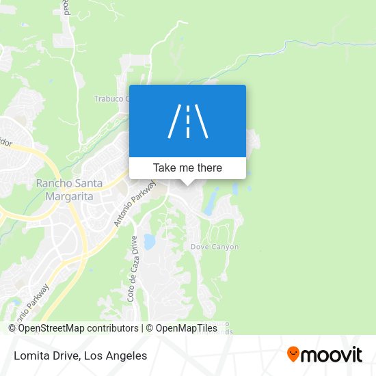 Mapa de Lomita Drive