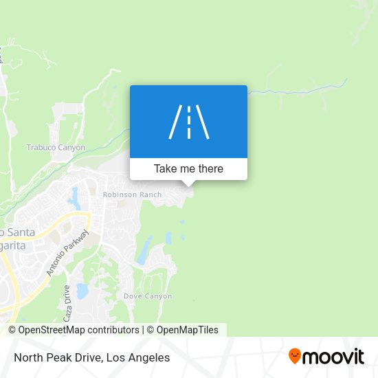 Mapa de North Peak Drive