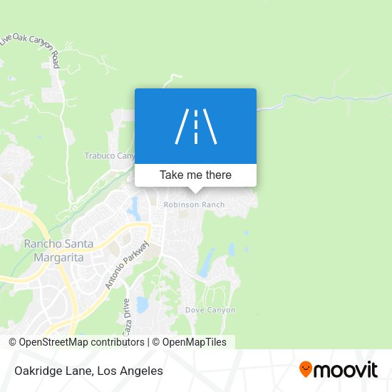 Mapa de Oakridge Lane