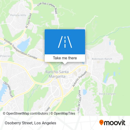 Mapa de Osoberry Street
