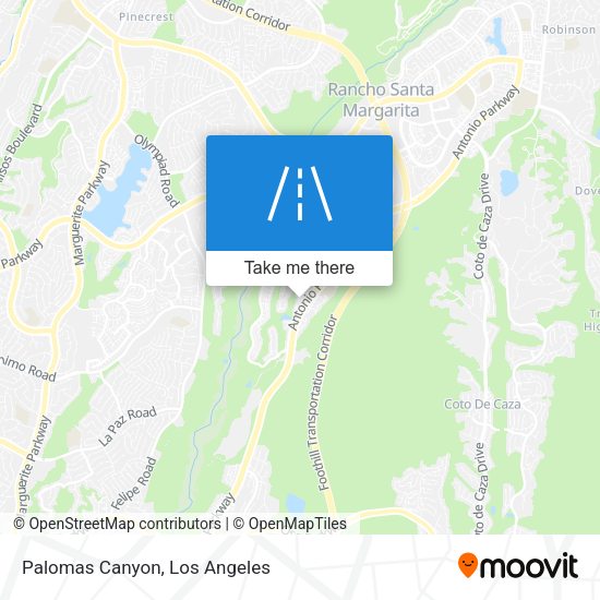 Mapa de Palomas Canyon