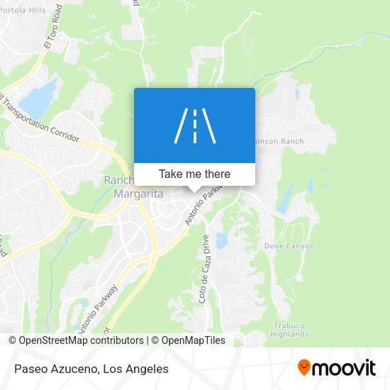 Mapa de Paseo Azuceno