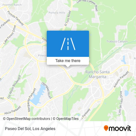 Mapa de Paseo Del Sol